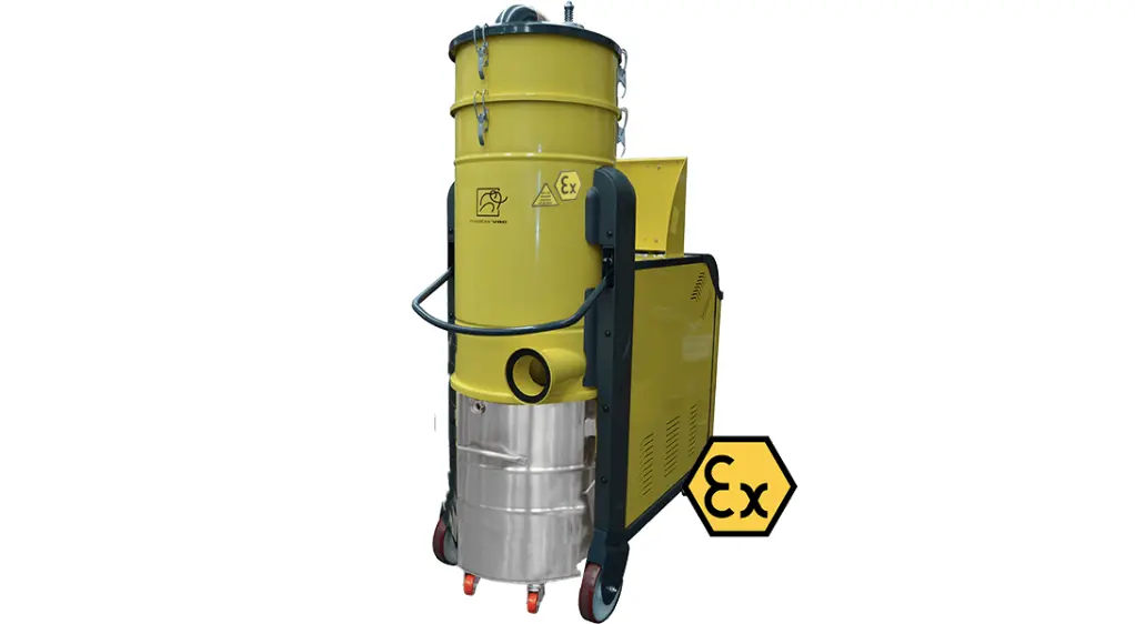 Mastervac ATEX TS HD EX 1/3D Ağır Uygulamalara Yönelik Elektrikli Süpürge, İç Bölge 20 Sertifikalı ve Dış Bölge 22 Sertifikalı