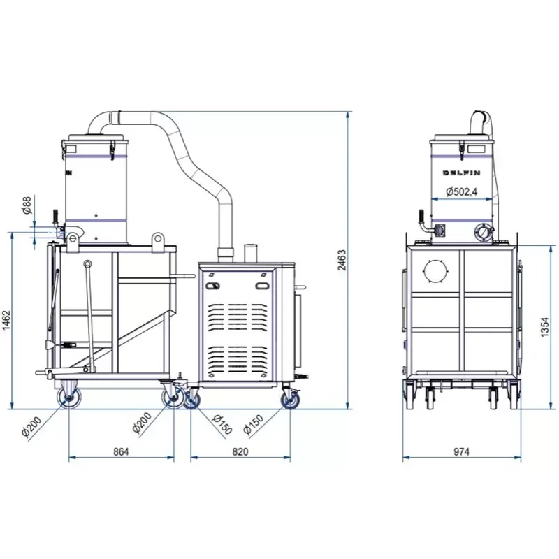 C600 T150 SE – Ağır Sanayi Vakum Makinesi 5 C600 T150 SE ürün görseli 5
