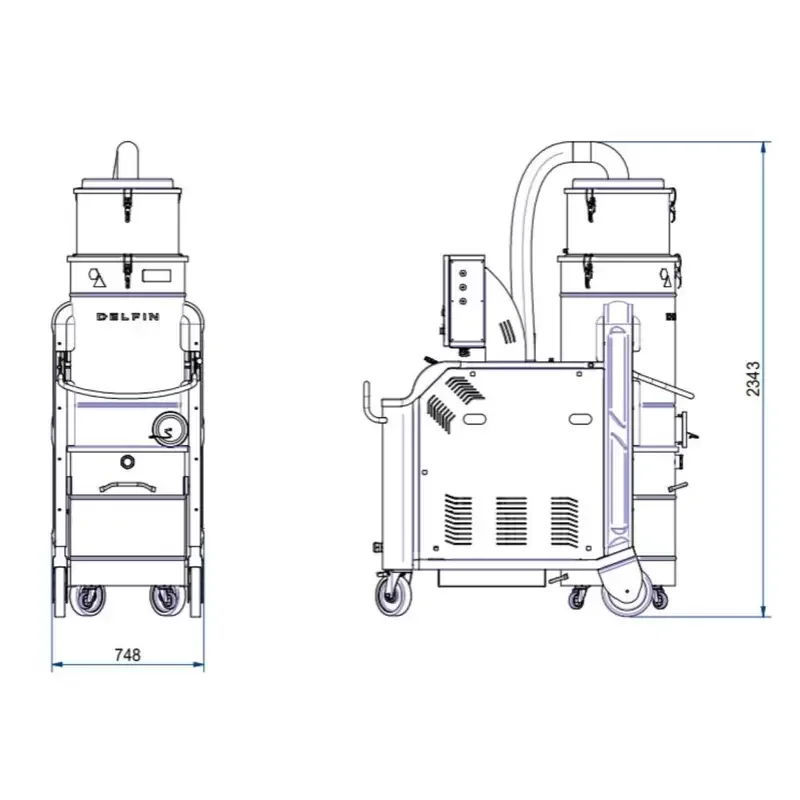 DG VL 125 EX1/2D – ATEX Zone 21 Endüstriyel Vakum Makinesi 5 DG VL 125 EX1/2D ürün görseli 5