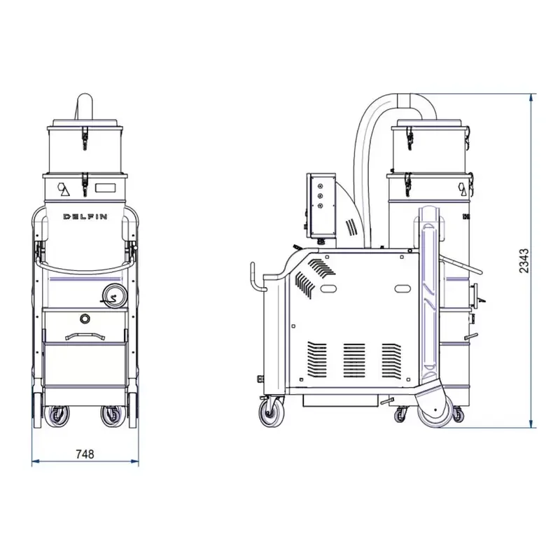 DG VL 185 EX1/3D – ATEX Sertifikalı Endüstriyel Vakum Makinesi 5 DG VL 185 EX1/3D ürün görseli 5