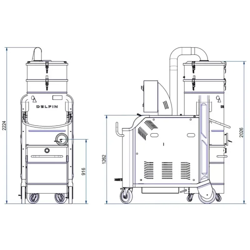 DG VL 75 EX1/2D – ATEX Sertifikalı Endüstriyel Vakum Makinesi 5 DG VL 75 EX1/2D ürün görseli 5