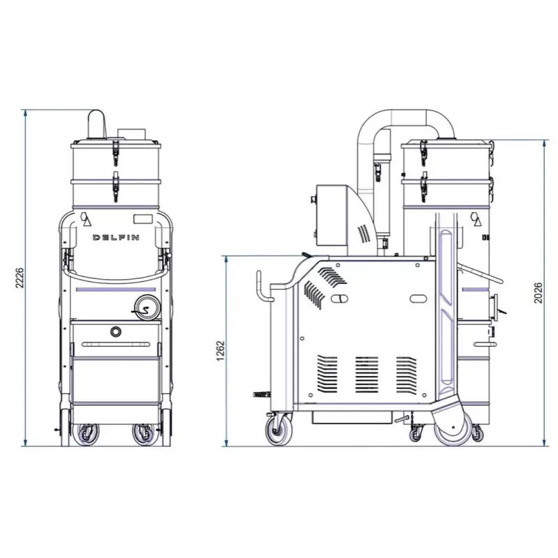 DG VL 75 EX1/3D – ATEX Sertifikalı Endüstriyel Vakum Makinesi 4 DG VL 75 EX1/3D ürün görseli 4