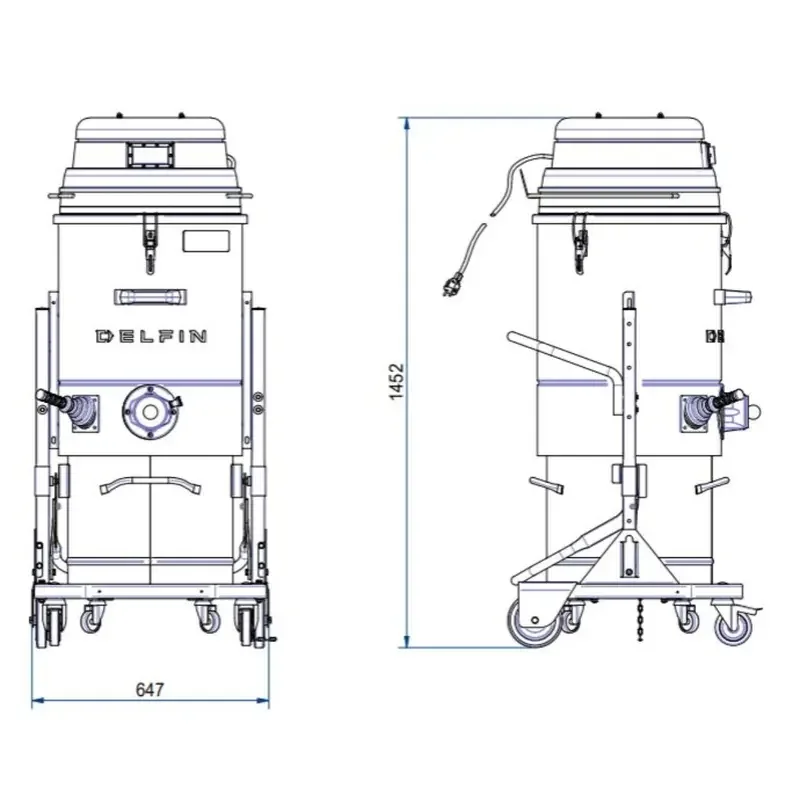 DM2 EL 1/3D – ATEX Sertifikalı Endüstriyel Vakum Makinesi 5 DM2 EL 1/3D ürün görseli 5