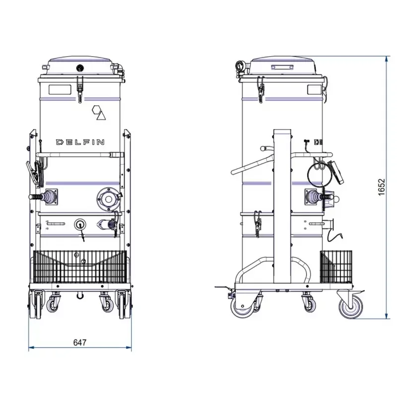 DM AIREX 1/2D-2/2G INERT 25V – ATEX Sertifikalı Endüstriyel Vakum Makinesi 5 DM AIREX 1/2D-2/2G INERT 25V ürün görseli 5