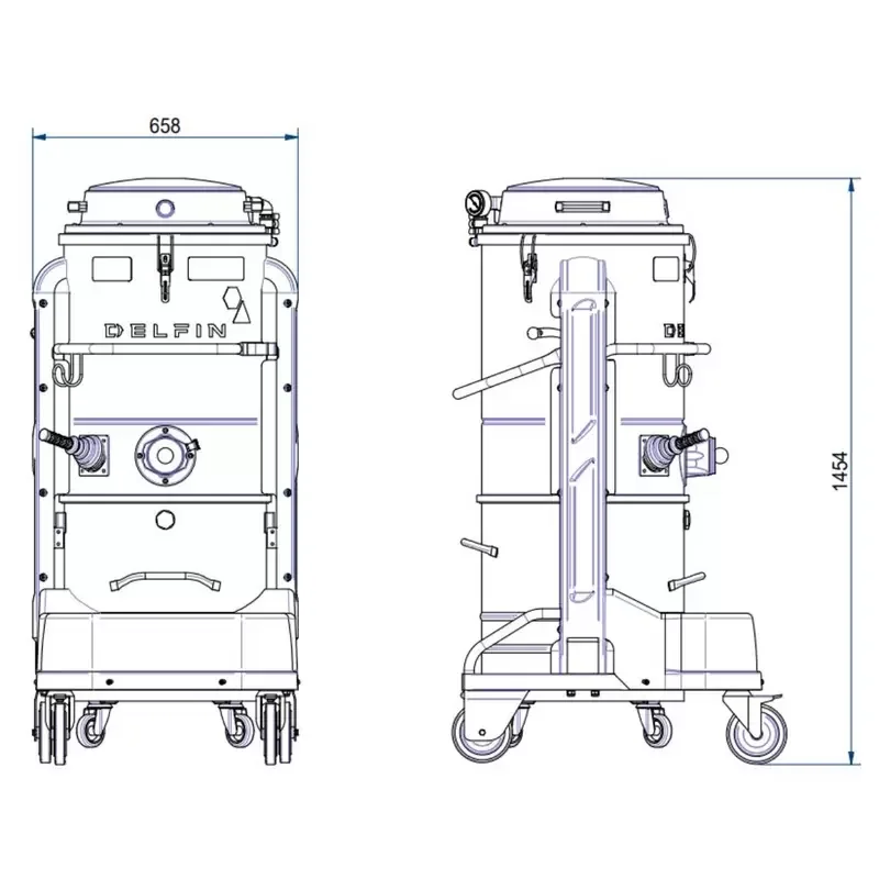 DM AIREX 25V 1/3D – ATEX Bölge 22 Pnömatik Endüstriyel Vakum Makinesi 5 DM AIREX 25V 1/3D ürün görseli 5
