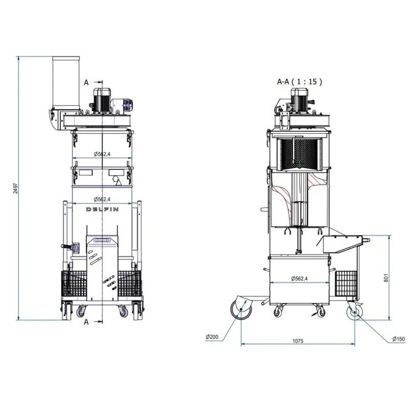 Z22 ZFR EV AP 560 K4 – ATEX Sertifikalı Endüstriyel Vakum Makineleri 5 Z22 ZFR EV AP 560 K4 ürün görseli 5