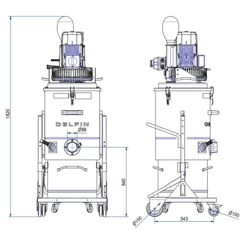 ZFR EL TR – Üç Fazlı Endüstriyel Vakum Makinesi 5 ZFR EL TR ürün görseli 5
